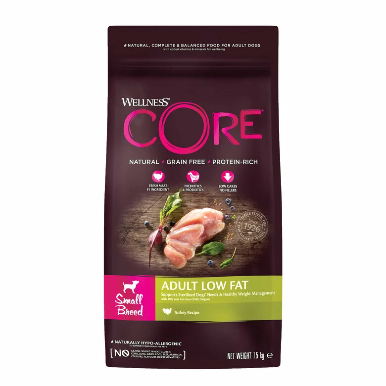 Wellness CORE - Croquettes Light Poulet Et Dinde Pour Chien Petite Race - 1,5Kg 3 Wellness CORE - Croquettes Light Poulet Et Dinde Pour Chien Petite Race - 1,5Kg