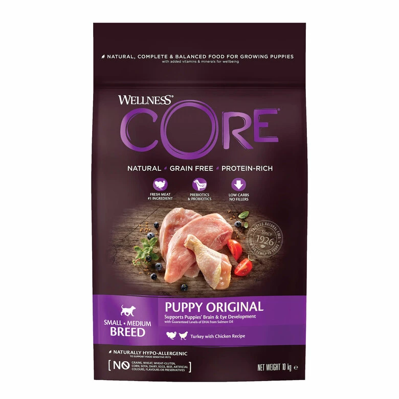 Wellness CORE - Croquettes Puppy Dinde Et Poulet Pour Chiot - 10Kg 3 Wellness CORE - Croquettes Puppy Dinde Et Poulet Pour Chiot - 10Kg