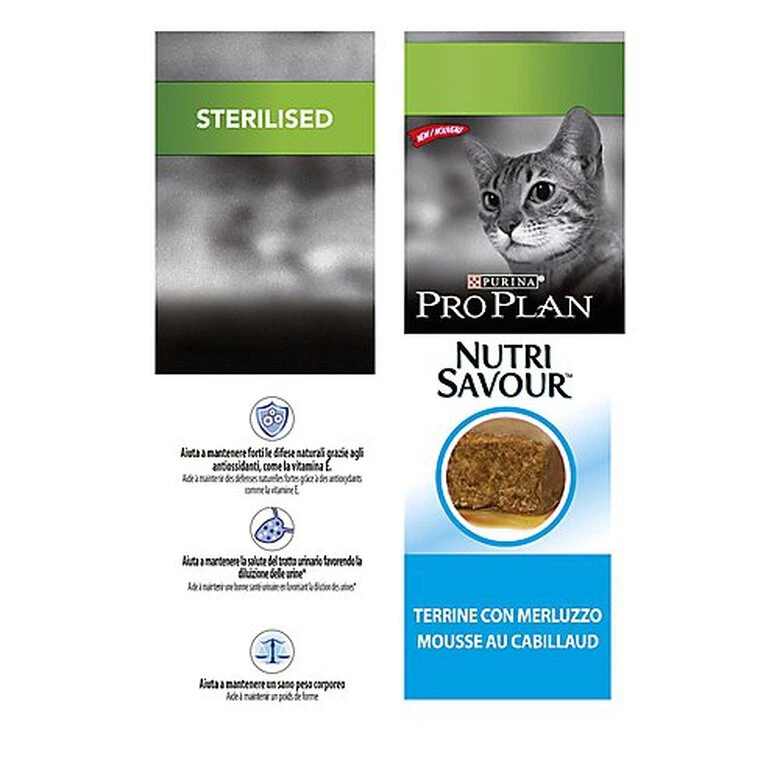 Pro Plan - Pâtée En Mousse NutriSavour Au Cabillaud Pour Chat - 10x85g 4 Pro Plan - Pâtée En Mousse NutriSavour Au Cabillaud Pour Chat - 10x85g – Image 2