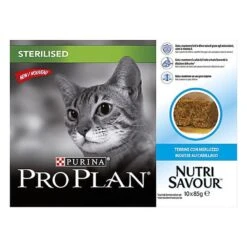 Pro Plan - Pâtée En Mousse NutriSavour Au Cabillaud Pour Chat - 10x85g