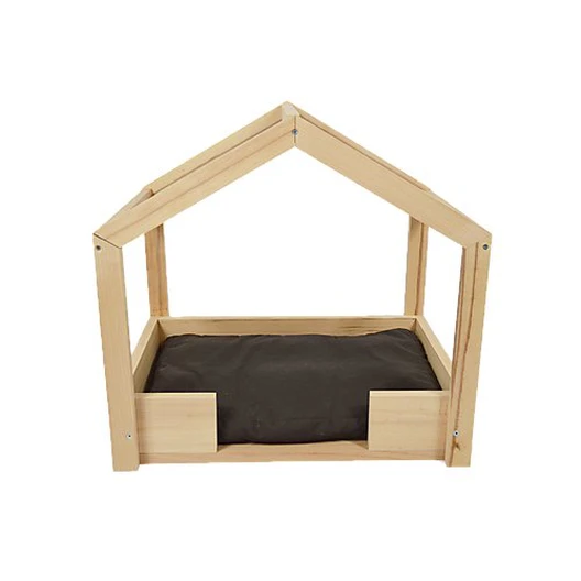 Comme Un Roi - Lit Cabane Chocolat Pour Chien Et Chat - 60cm 3 Comme Un Roi - Lit Cabane Chocolat Pour Chien Et Chat - 60cm