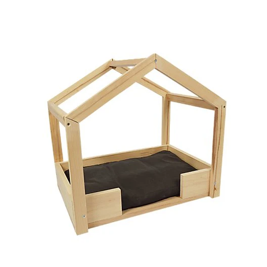 Comme Un Roi - Lit Cabane Chocolat Pour Chien Et Chat - 60cm 4 Comme Un Roi - Lit Cabane Chocolat Pour Chien Et Chat - 60cm – Image 2