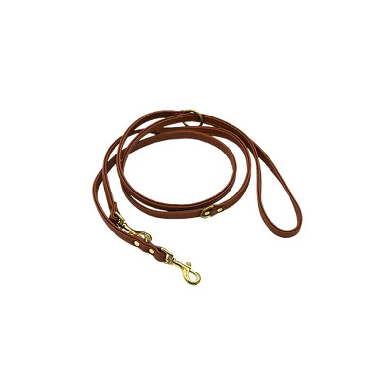 Comme Un Roi - Laisse Cuir Ajustable So Chic Caramel Pour Chien - 200cm 3 Comme Un Roi - Laisse Cuir Ajustable So Chic Caramel Pour Chien - 200cm