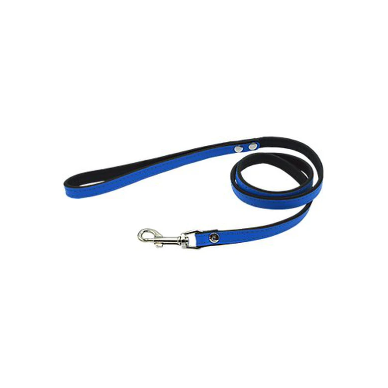 Comme Un Roi - Laisse Cuir So Funky Bleu / Noir Pour Chien Et Chat - 120cm 3 Comme Un Roi - Laisse Cuir So Funky Bleu / Noir Pour Chien Et Chat - 120cm