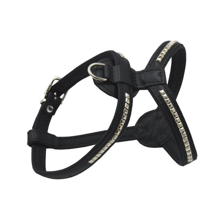 Comme Un Roi - Harnais Bulldog Cuir So Chic Noir Pour Chien - XXL 3 Comme Un Roi - Harnais Bulldog Cuir So Chic Noir Pour Chien - XXL