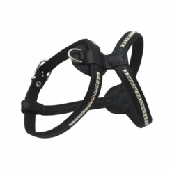 Comme Un Roi - Harnais Bulldog Cuir So Chic Noir Pour Chien - S
