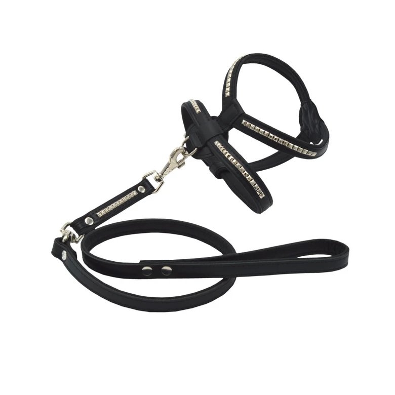 Comme Un Roi - Harnais Bulldog Cuir So Chic Noir Pour Chien - XXL 4 Comme Un Roi - Harnais Bulldog Cuir So Chic Noir Pour Chien - XXL – Image 2