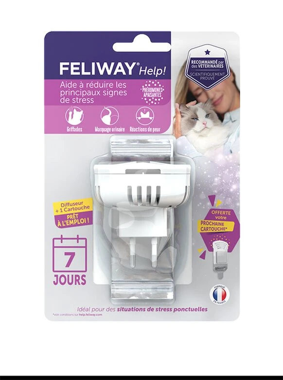 Feliway Help - Diffuseur + 1 Cartouche Pour Le Stress Du Chat 3 Feliway Help - Diffuseur + 1 Cartouche Pour Le Stress Du Chat
