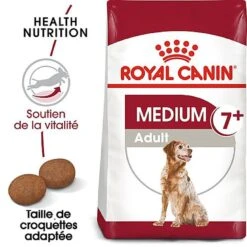 Royal Canin - Croquettes Medium Adulte 7+ Pour Chien 12 Royal Canin - Croquettes Medium Adulte 7+ Pour Chien -Chats Chiens Articles Magasin 66798