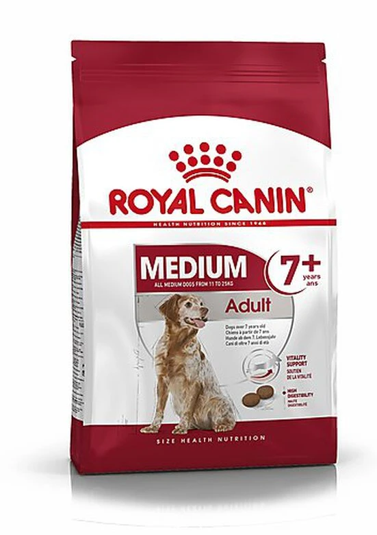 Royal Canin - Croquettes Medium Adulte 7+ Pour Chien 4 Royal Canin - Croquettes Medium Adulte 7+ Pour Chien – Image 2