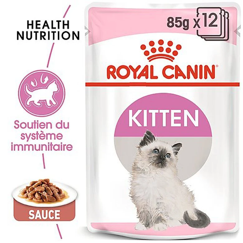Royal Canin - Sachets Kitten Instinctive En Sauce Pour Chat - 12x85g 4 Royal Canin - Sachets Kitten Instinctive En Sauce Pour Chat - 12x85g – Image 2