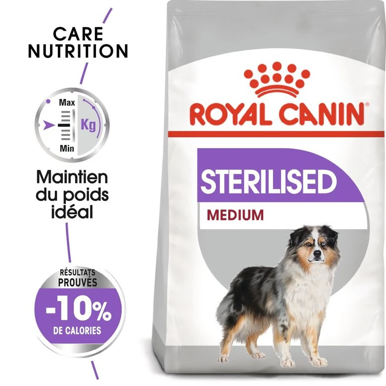 Royal Canin - Croquettes Medium Sterilised Pour Chien Stérilisé - 3Kg 4 Royal Canin - Croquettes Medium Sterilised Pour Chien Stérilisé - 3Kg – Image 2