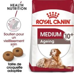 Royal Canin - Croquettes Medium Ageing 10+ Pour Chien Senior - 15Kg 10 Royal Canin - Croquettes Medium Ageing 10+ Pour Chien Senior - 15Kg -Chats Chiens Articles Magasin 67665