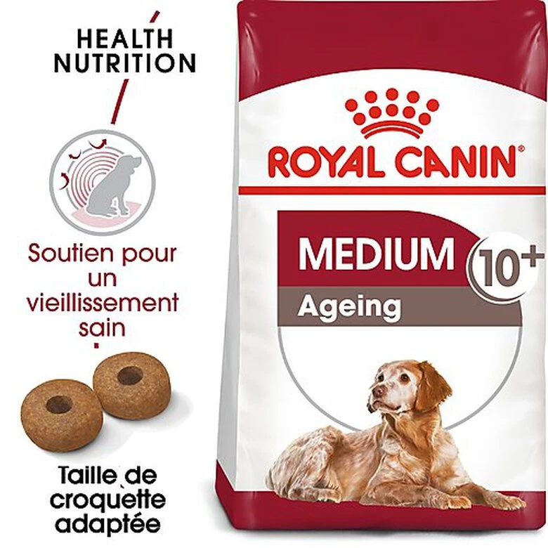 Royal Canin - Croquettes Medium Ageing 10+ Pour Chien Senior - 15Kg 4 Royal Canin - Croquettes Medium Ageing 10+ Pour Chien Senior - 15Kg – Image 2