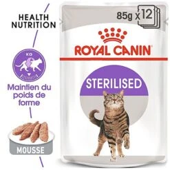 Royal Canin - Sachets Sterilised En Mousse Pour Chat - 12x85g 9 Royal Canin - Sachets Sterilised En Mousse Pour Chat - 12x85g -Chats Chiens Articles Magasin 68036