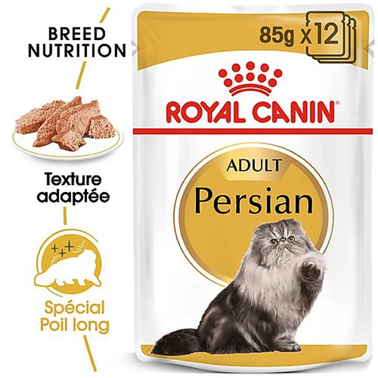 Royal Canin - Sachets Persian En Mousse Pour Chat - 12x85g 4 Royal Canin - Sachets Persian En Mousse Pour Chat - 12x85g – Image 2