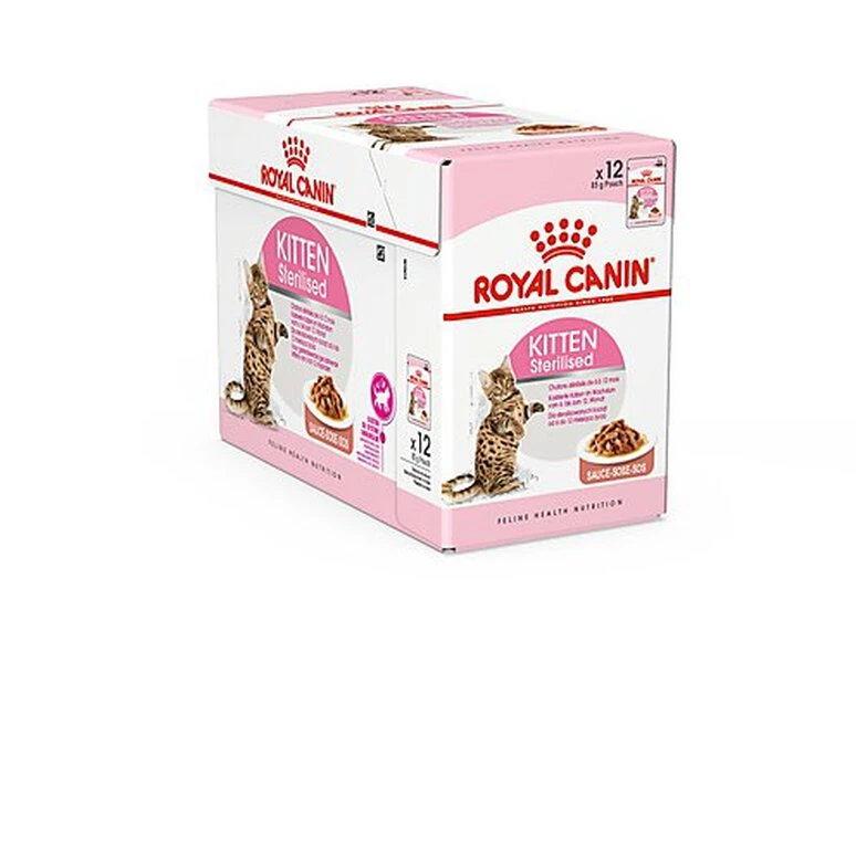 Royal Canin - Sachets Kitten Sterilised En Sauce Pour Chaton - 12x85g 3 Royal Canin - Sachets Kitten Sterilised En Sauce Pour Chaton - 12x85g