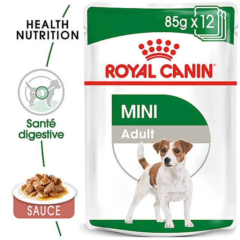 Royal Canin - Sachets Mini Adult En Sauce Pour Chien - 12X85g 4 Royal Canin - Sachets Mini Adult En Sauce Pour Chien - 12X85g – Image 2