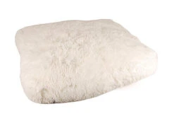 Dog's Fashion - Matelas Denly Déhoussable Blanc Pour Chien - 56x40x13cm