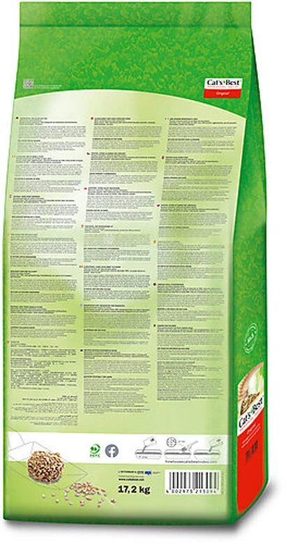 Cat's Best - Litière Végétale Original Pour Chat - 40L 4 Cat's Best - Litière Végétale Original Pour Chat - 40L – Image 2