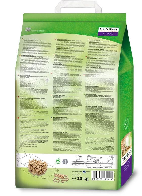 Cat's Best - Litière Végétale Smart Pellets Pour Chat - 20L 4 Cat's Best - Litière Végétale Smart Pellets Pour Chat - 20L – Image 2