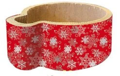 Croci - Griffoir Noël Funny Ball Pour Chat - 39X34cm