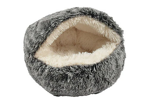 Bobby - Dôme Cachette Bulle Poilu Gris Pour Chat - S 3 Bobby - Dôme Cachette Bulle Poilu Gris Pour Chat - S