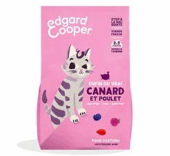 Edgard & Cooper - Croquettes Au Canard Et Au Poulet Pour Chaton - 2Kg