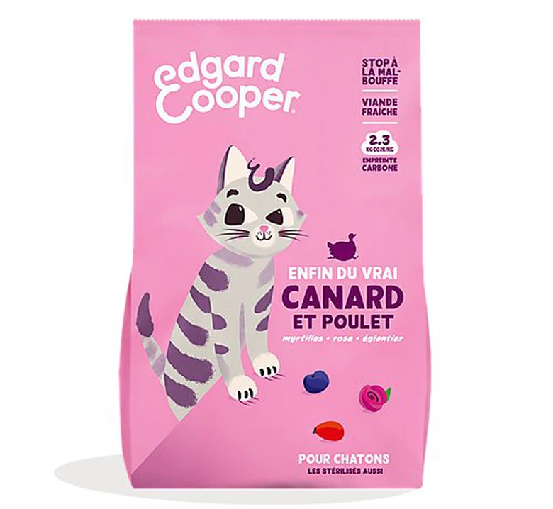 Edgard & Cooper - Croquettes Au Canard Et Au Poulet Pour Chaton - 2Kg 3 Edgard & Cooper - Croquettes Au Canard Et Au Poulet Pour Chaton - 2Kg