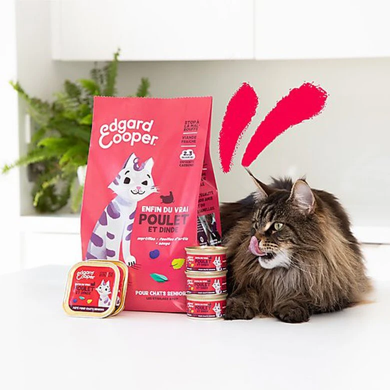 Edgard & Cooper - Croquettes à La Dinde Et Au Poulet Pour Chat Senior - 2Kg 5 Edgard & Cooper - Croquettes à La Dinde Et Au Poulet Pour Chat Senior - 2Kg – Image 3