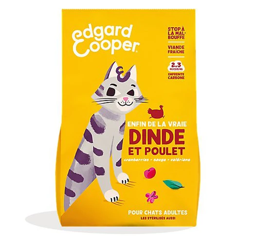 Edgard & Cooper - Croquettes à La Dinde Et Au Poulet Pour Chat Adulte - 2Kg 3 Edgard & Cooper - Croquettes à La Dinde Et Au Poulet Pour Chat Adulte - 2Kg