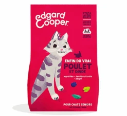 Edgard & Cooper - Croquettes à La Dinde Et Au Poulet Pour Chat Senior - 2Kg
