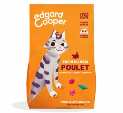 Edgard & Cooper - Croquettes Au Poulet Pour Chat Adulte - 4Kg