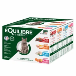 Equilibre & Instinct - Multipack 4 Recettes Pour Chat - 24x85g