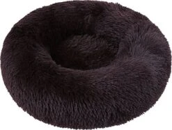 Wouapy - Corbeille Ronde Moelleuse Marron Pour Chien - 50cm