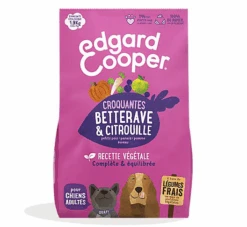 Edgard & Cooper - Croquettes Végétales Betterave Et Citrouille Pour Chien - 2,5Kg