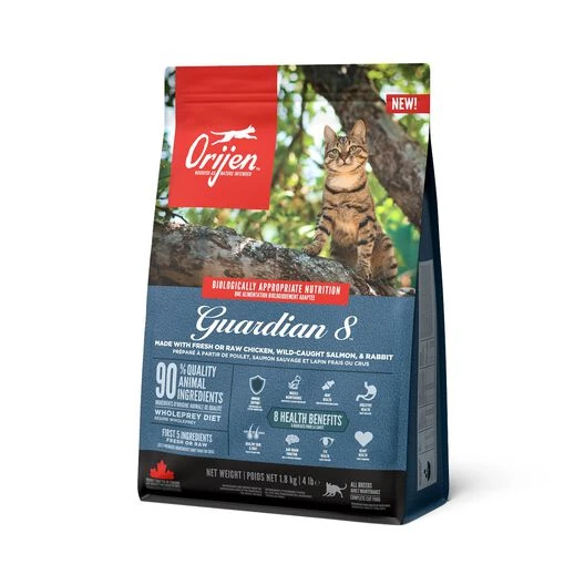 Orijen - Croquettes Guardian 8 Au Poulet Saumon Et Lapin Pour Chat - 1,8Kg 3 Orijen - Croquettes Guardian 8 Au Poulet Saumon Et Lapin Pour Chat - 1,8Kg
