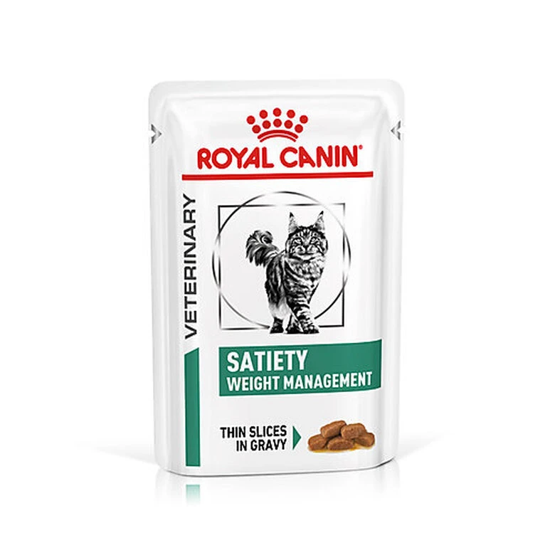 Royal Canin - Sachets Veterinary Satiety Weight Management Pour Chat - 12x85g 3 Royal Canin - Sachets Veterinary Satiety Weight Management Pour Chat - 12x85g