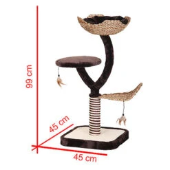 Croci - Arbre à Chat Natural Magnolia Pour Chat - 99cm 13 Croci - Arbre à Chat Natural Magnolia Pour Chat - 99cm -Chats Chiens Articles Magasin 73947