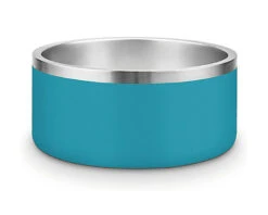 Croci - Bol En Acier Vintage Pétrole Pour Chiens - 950ml