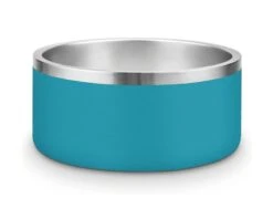 Croci - Bol En Acier Vintage Pétrole Pour Chiens - 1,85L