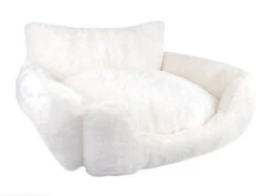 Dog's Fashion - Canapé Solly Blanc Pour Chien - 50x40x25cm