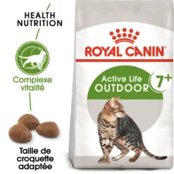 Royal Canin - Croquettes Outdoor7+ Pour Chats D'Extérieurs - 4Kg