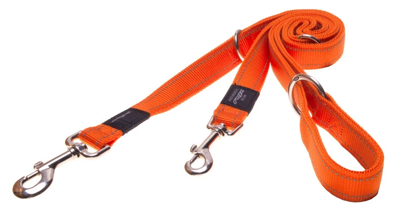 Rogz - Laisse Utility Multiple Orange Pour Chien - 180cm 3 Rogz - Laisse Utility Multiple Orange Pour Chien - 180cm