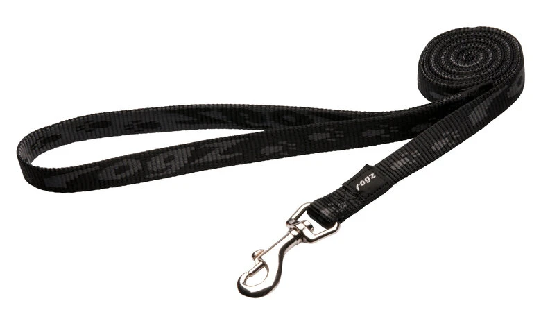 Rogz - Laisse Simple Alpinist Noir Pour Chiens - S 3 Rogz - Laisse Simple Alpinist Noir Pour Chiens - S