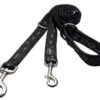 Rogz - Laisse Alpinist Multiple Noir Pour Chien - 180x2,5cm -Chats Chiens Articles Magasin 74569