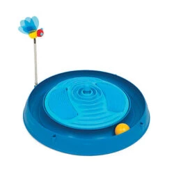 Cat It - Jouet Circuit 3 En 1 Bleu Pour Chats - 38cm