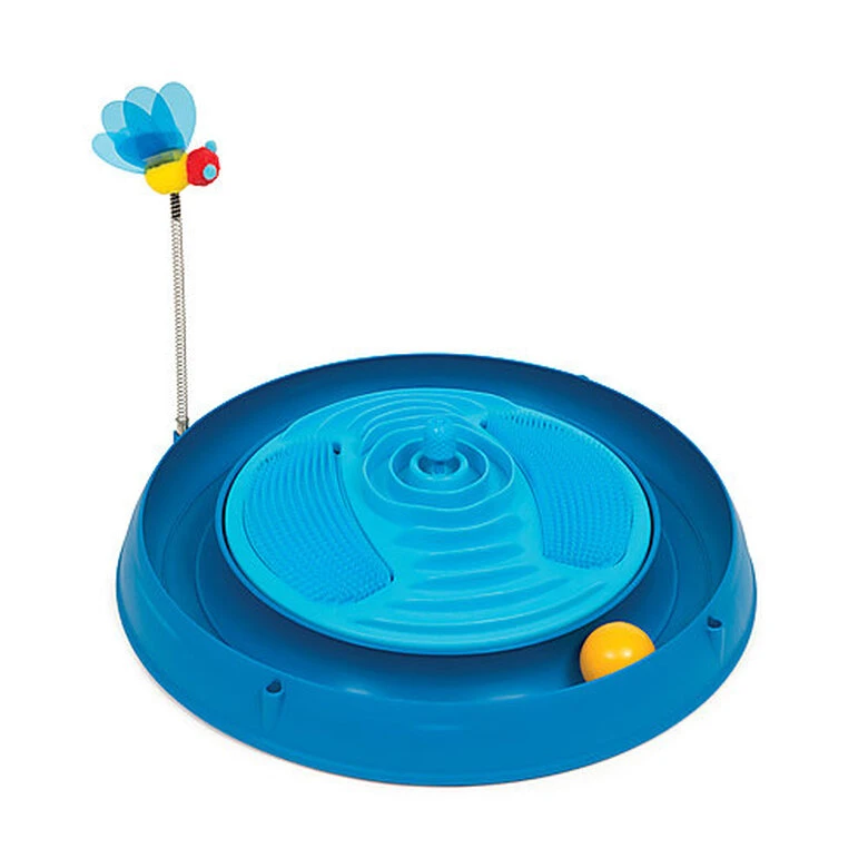 Cat It - Jouet Circuit 3 En 1 Bleu Pour Chats - 38cm 3 Cat It - Jouet Circuit 3 En 1 Bleu Pour Chats - 38cm