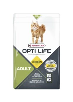 Opti Life - Croquettes Adult Au Poulet Pour Chat - 2,5Kg