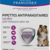 Francodex - Pipettes Antiparasitaires Icardine Pour Chiens Adultes - X4 -Chats Chiens Articles Magasin 75246